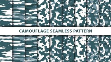 Military and army camouflage seamless pattern vector