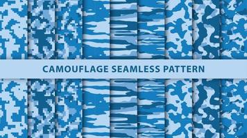 Military and army camouflage seamless pattern vector