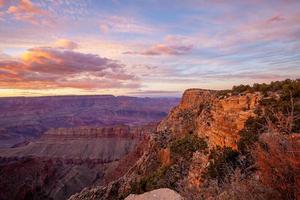 paisaje natural del gran cañón en arizona foto