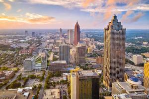 Skyline del centro de Atlanta, Georgia foto