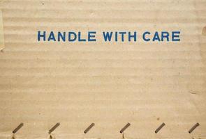 Handle with care photo