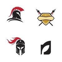 Spartan helmet vector icon