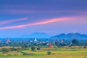 Bagan cityscape of Myanmar in asia photo