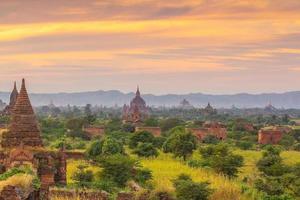 Bagan cityscape of Myanmar in asia photo