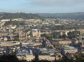 Aerial view of Bath photo