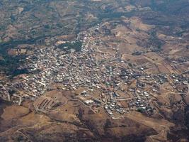 vista aerea de cerdeña foto