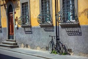 Pisa city downtown skyline cityscape in Italy photo