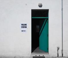 General elections polling station photo