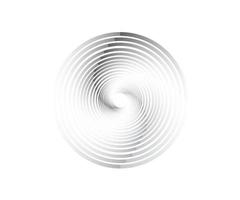 Abstract Lines in Circle Form. Geometric shape, Striped Spiral vector