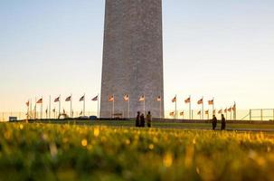 Monumento a Washington en Washington, DC foto