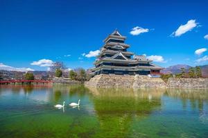 castillo de matsumoto en japón foto