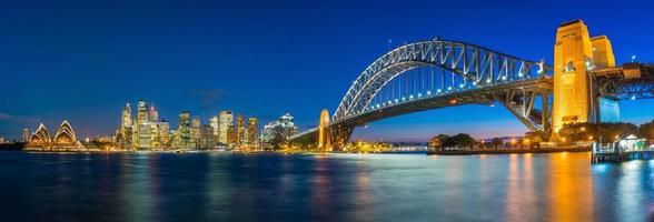 horizonte del centro de sydney foto