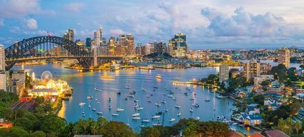 horizonte del centro de sydney foto