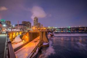 Minneapolis downtown skyline in Minnesota, USA photo