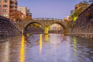 Megane Spectacles Bridge in Nagasaki, Kyushu Japan photo