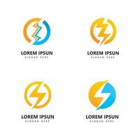 Lightning Logo icon vector design