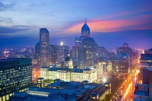 Indianapolis city downtown skyline USA photo