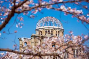 hiroshima japón. UNESCO sitio de Patrimonio Mundial foto