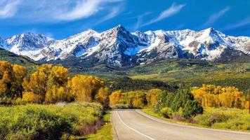 carretera en colorado foto