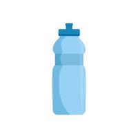 Botella de agua de plástico icono aislado vector