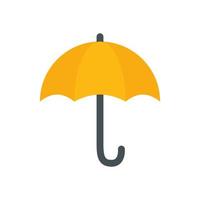 umbrella accessory open isolated icon vector