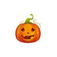 halloween pumpkin traditional isolated icon vector