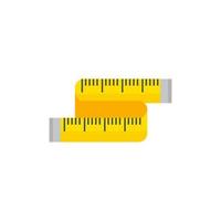 measuring tape scale isolated icon vector
