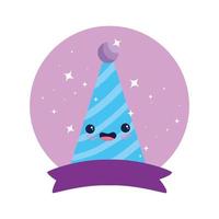 Isolated party hat cartoon vector design