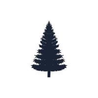 pine tree plant isolated icon vector