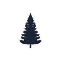 pine tree plant isolated icon vector