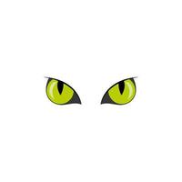 eyes scary with veins of halloween vector