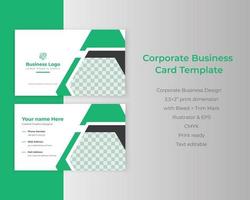 Gradient color Creative Corporate Business identity id Card vector