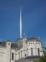 aguja de la catedral de santa ana en belfast foto