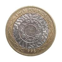 moneda de dos libras foto