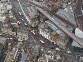 Aerial view of London photo