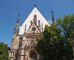 iglesia thomaskirche en leipzig foto