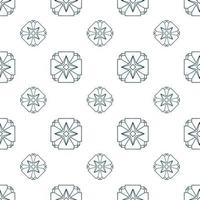 Hand drawn seamless repeat pattern in single color vector