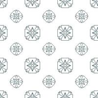 Hand drawn seamless repeat pattern in single color vector