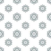 Hand drawn seamless repeat pattern in single color vector