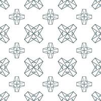Hand drawn seamless repeat pattern in single color vector