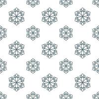 Hand drawn seamless repeat pattern in single color vector