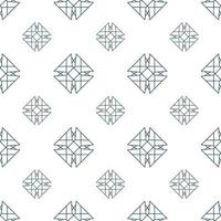 Hand drawn seamless repeat pattern in single color vector