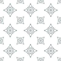 Hand drawn seamless repeat pattern in single color vector