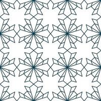 Hand drawn seamless repeat pattern in single color vector