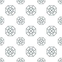 Hand drawn seamless repeat pattern in single color vector