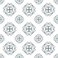 Hand drawn seamless repeat pattern in single color vector