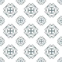 Hand drawn seamless repeat pattern in single color vector