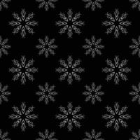 Hand drawn seamless repeat pattern in single color vector