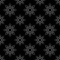 Hand drawn seamless repeat pattern in single color vector