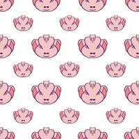 colorful vector repeat pattern, Hand drawn pattern or background.